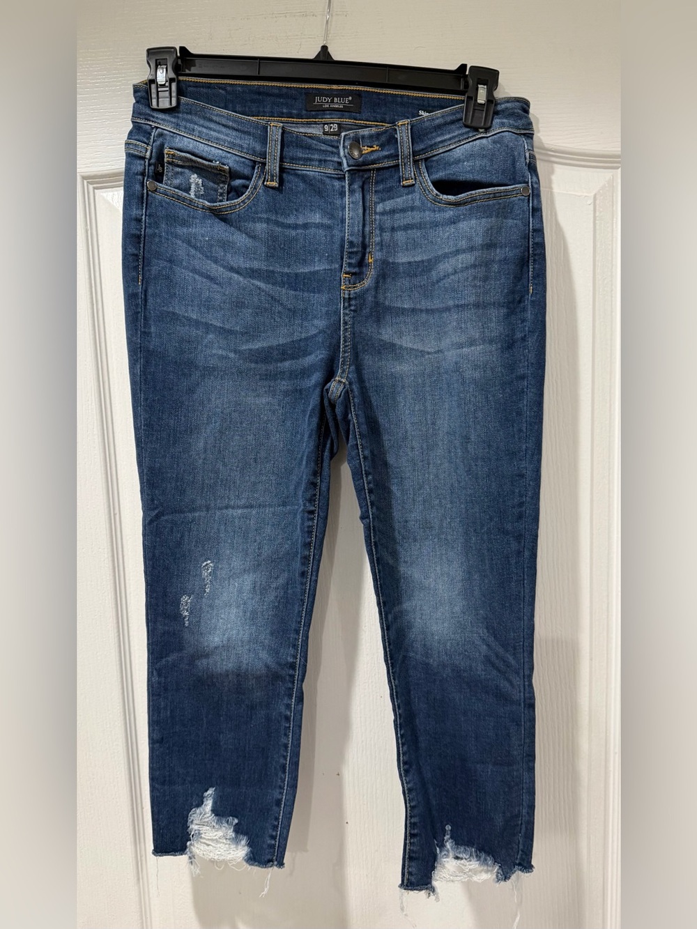 Judy Blue Skinny Fit Capris Denim Jeans size 9/29